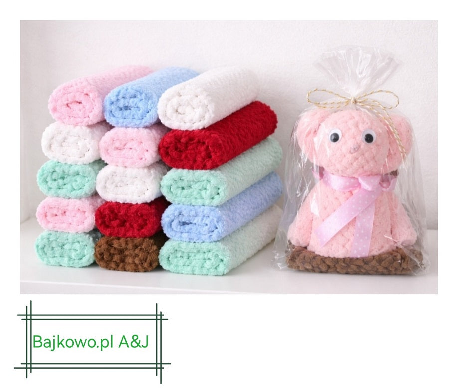 Komplet Ręczników 30x30 3szt. , Mikrofibra , małe ręczniki